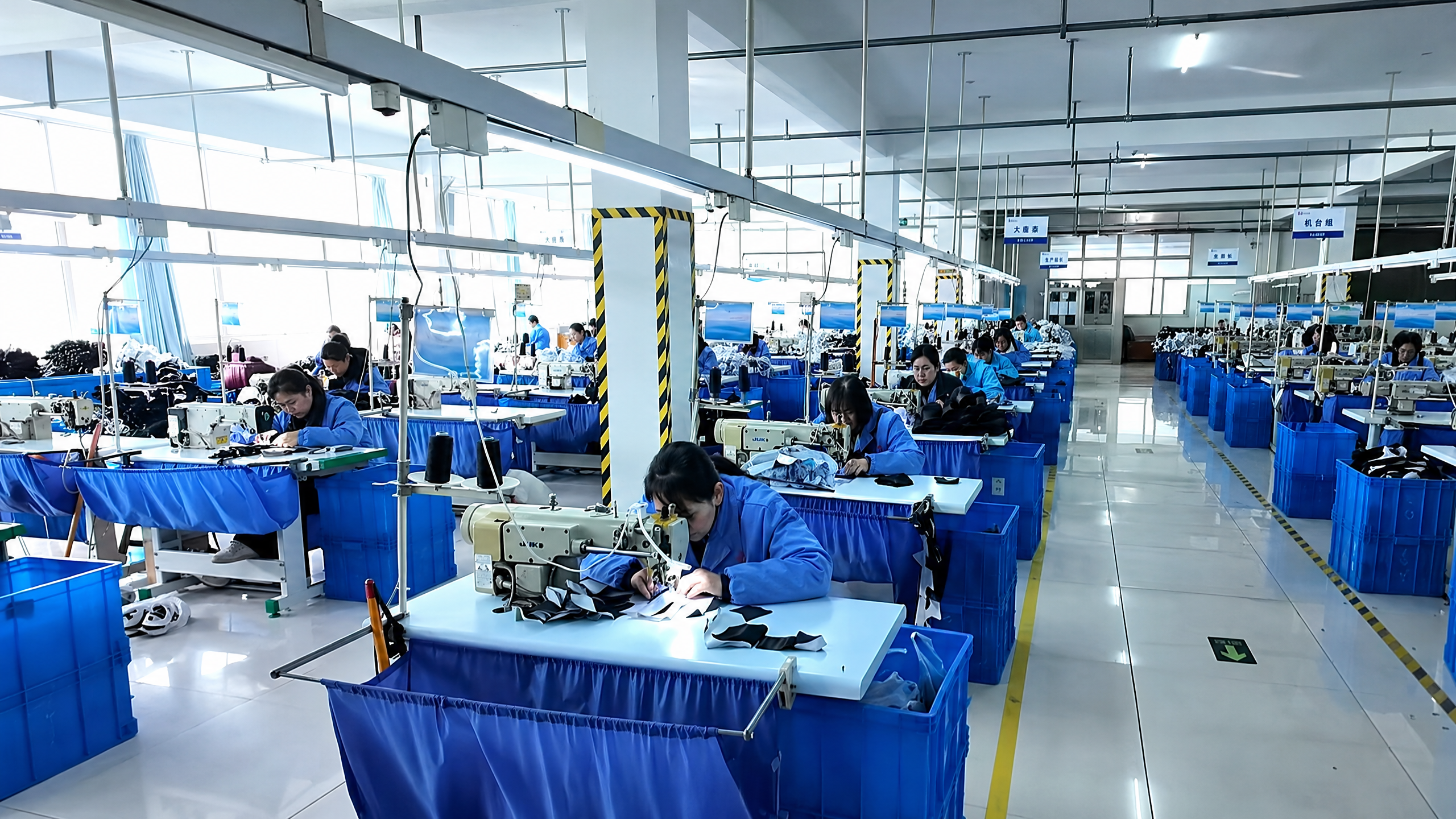 Production Floor — Smart Sewing Workshop